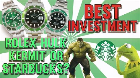 rolex hulk investment|rolex hulk vs kermit.